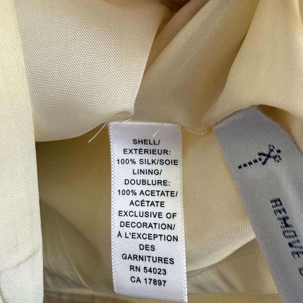 Banana Republic Cream Midi Dress with Gold Accents - Picture 10 of 11